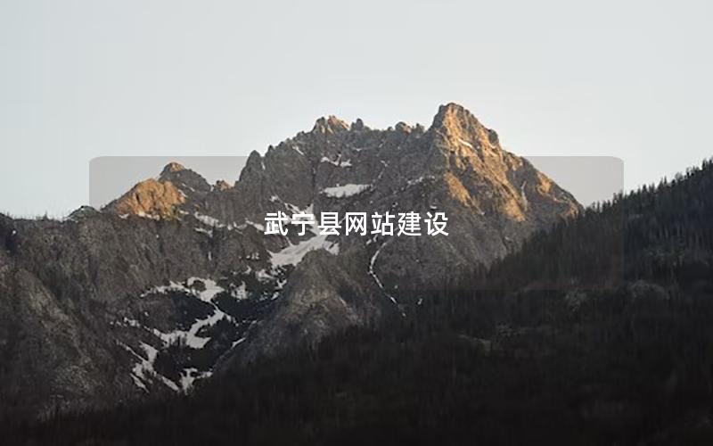 武宁县网站建设